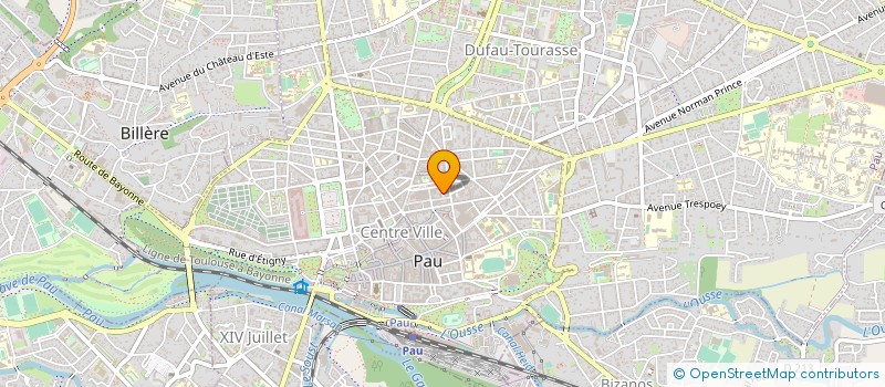 localisation de l'entreprise SYND COPROPRIETAIRES RES LE TALAMANDIER à PAU