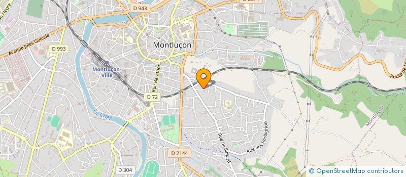 localisation de l'entreprise SYND COPROPRIETAIRES RES LES BRUYERES à MONTLUCON