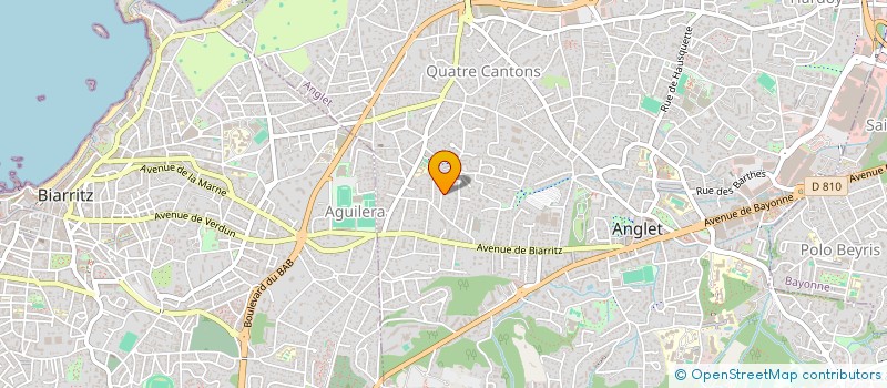 localisation de l'entreprise SYND COPROPRIETAIRES RES LES CYPRES  ANGLET