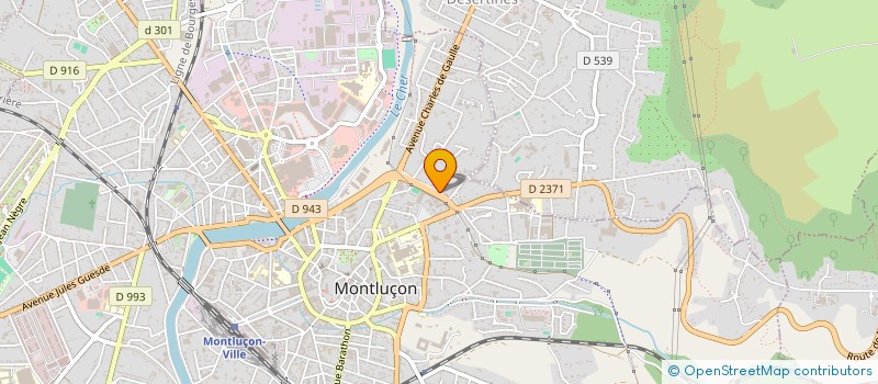 localisation de l'entreprise SYND COPROPRIETAIRES RES LES FAUVETTES à MONTLUCON