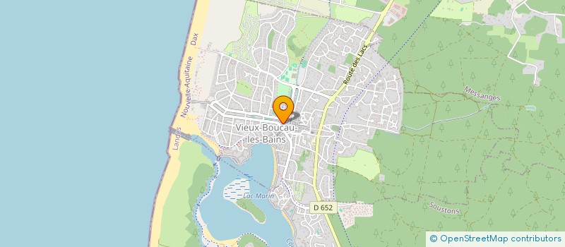 localisation de l'entreprise SYND COPROPRIETAIRES RES LES GENETS A  VIEUX-BOUCAU-LES-BAINS