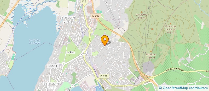 localisation de l'entreprise SYND COPROPRIETAIRES RES LES REGATES  BALARUC LES BAINS