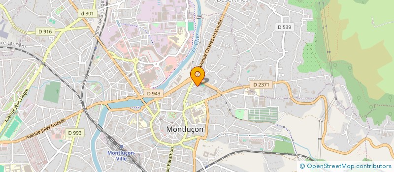 localisation de l'entreprise SYND COPROPRIETAIRES RES LUTECIA à MONTLUCON