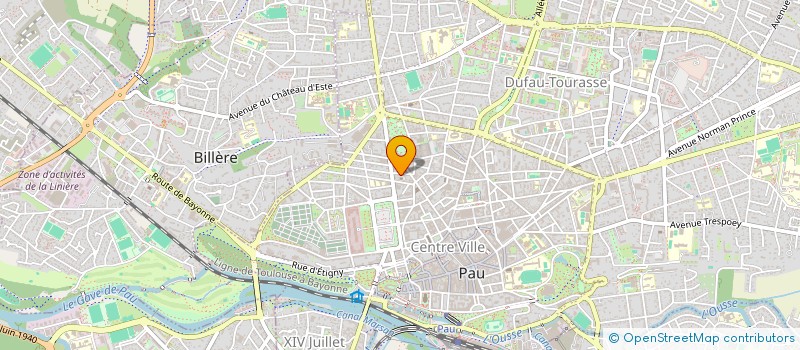 localisation de l'entreprise SYND COPROPRIETAIRES RES MANESCAU I à PAU
