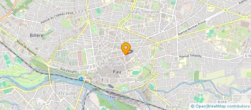 localisation de l'entreprise SYND COPROPRIETAIRES RES MASSABIELLE à PAU