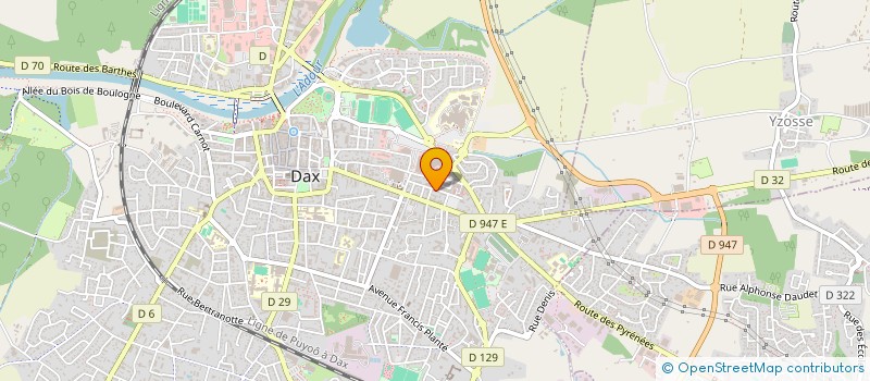 localisation de l'entreprise SYND COPROPRIETAIRES RES MAURICE RAVEL  DAX