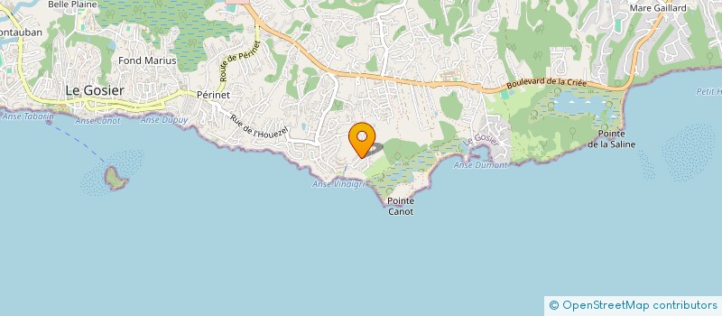 localisation de l'entreprise SYND COPROPRIETAIRES RES MERIDIENNES  LE GOSIER