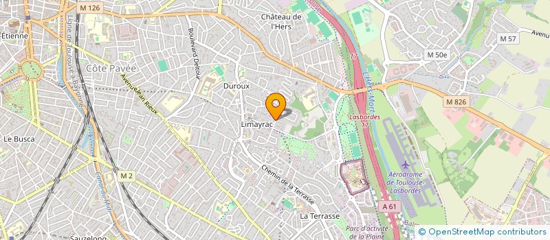 localisation de l'entreprise SYND COPROPRIETAIRES RES MICHEL ANGELO  TOULOUSE