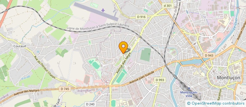 localisation de l'entreprise SYND COPROPRIETAIRES RES MONTE MAYOR à MONTLUCON
