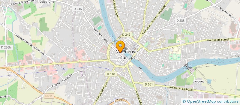 localisation de l'entreprise SYND COPROPRIETAIRES RES NINON  VILLENEUVE-SUR-LOT