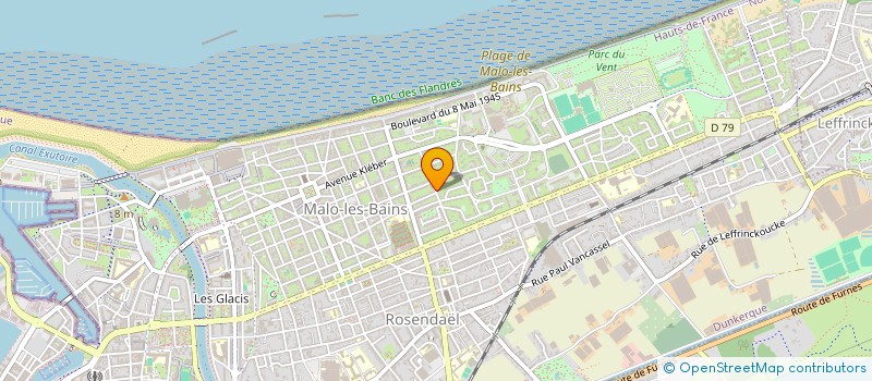 localisation de l'entreprise SYND COPROPRIETAIRES RES NORMANDIE à DUNKERQUE