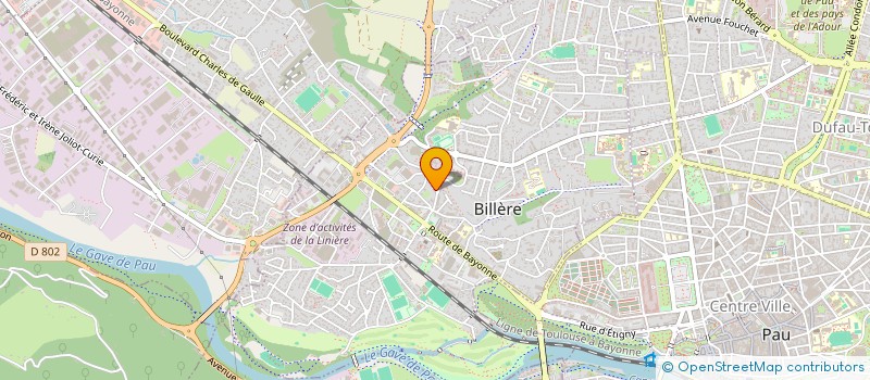 localisation de l'entreprise SYND COPROPRIETAIRES RES OXFORD I  BILLERE