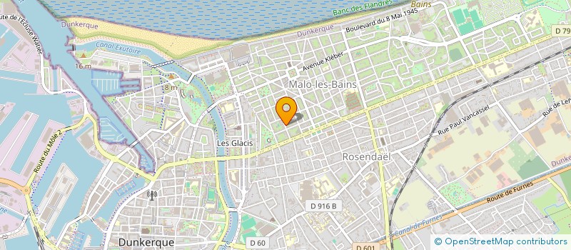 localisation de l'entreprise SYND COPROPRIETAIRES RES PARC DE MALO à DUNKERQUE