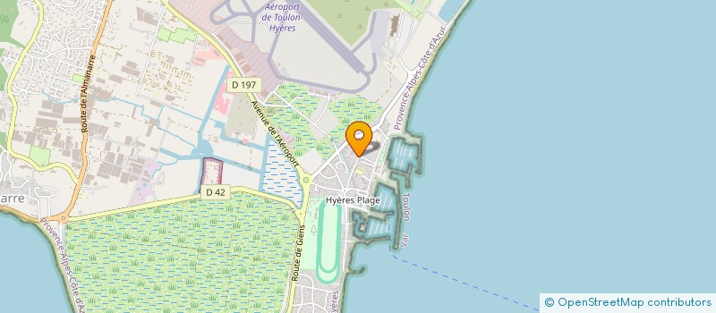 localisation de l'entreprise SYND COPROPRIETAIRES RES PINS D ARGENT à HYERES