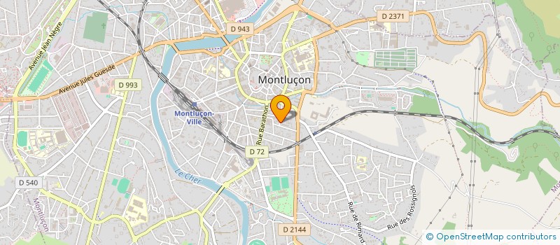 localisation de l'entreprise SYND COPROPRIETAIRES RES RACINE à MONTLUCON