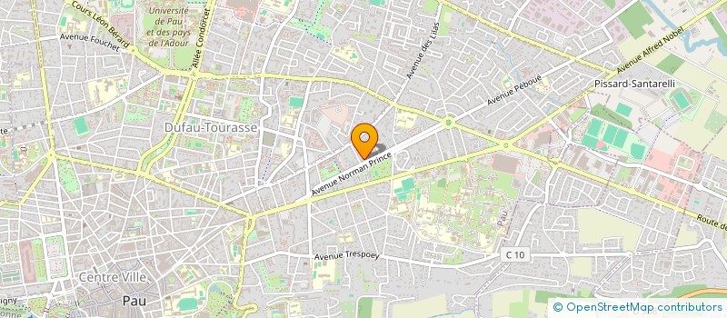 localisation de l'entreprise SYND COPROPRIETAIRES RES ROND POINT à PAU