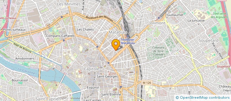 localisation de l'entreprise SYND COPROPRIETAIRES RES RUE CAFFARELLI  TOULOUSE