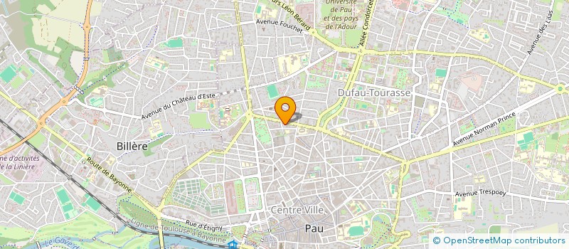 localisation de l'entreprise SYND COPROPRIETAIRES RES SCORPIOS à PAU
