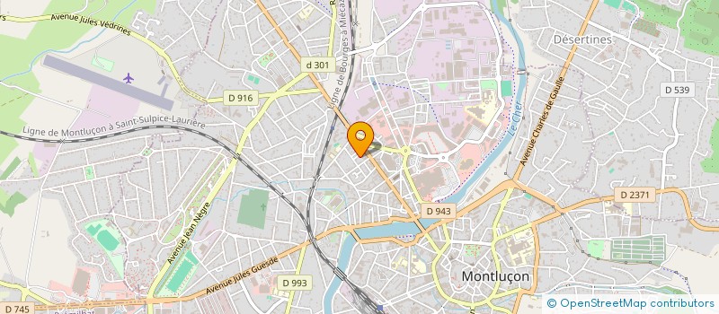 localisation de l'entreprise SYND COPROPRIETAIRES RES SQ HENRI DUNANT à MONTLUCON
