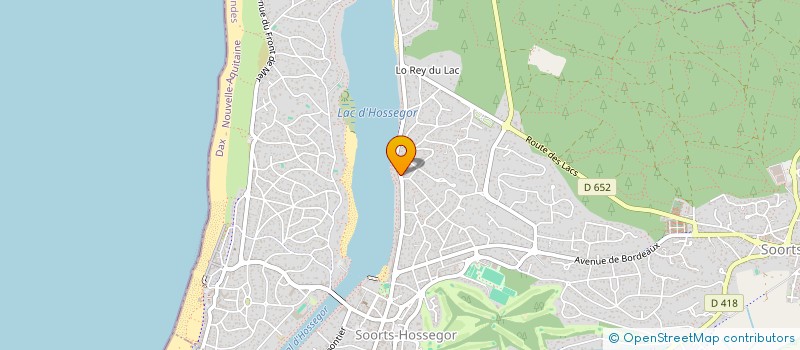 localisation de l'entreprise SYND COPROPRIETAIRES RES SQUARE  SOORTS-HOSSEGOR