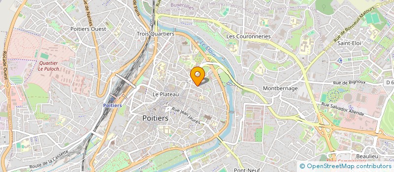 localisation de l'entreprise SYND COPROPRIETAIRES RES ST DENIS  POITIERS