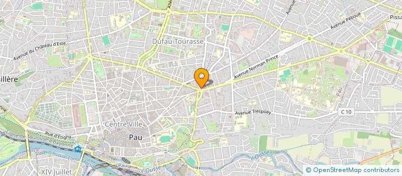 localisation de l'entreprise SYND COPROPRIETAIRES RES SUNSET à PAU