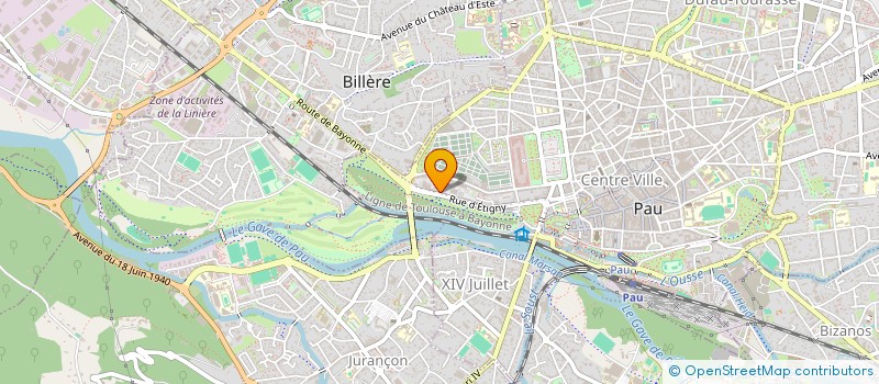 localisation de l'entreprise SYND COPROPRIETAIRES RES TILSIT  PAU