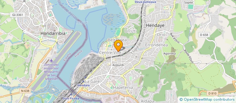 localisation de l'entreprise SYND COPROPRIETAIRES RES TOKI ONA  HENDAYE