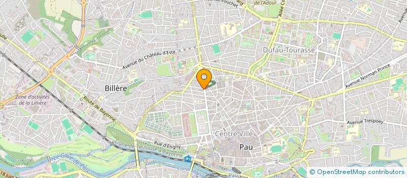 localisation de l'entreprise SYND COPROPRIETAIRES RES TRACY à PAU