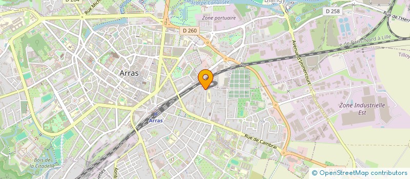 localisation de l'entreprise SYND COPROPRIETAIRES RES. TROUVERES à ARRAS