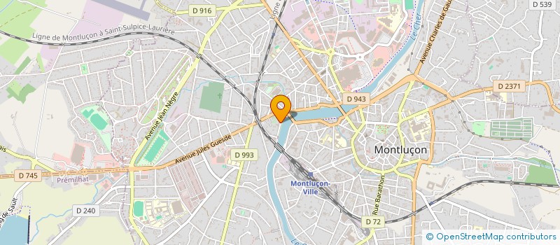 localisation de l'entreprise SYND COPROPRIETAIRES RES TURGOT à MONTLUCON