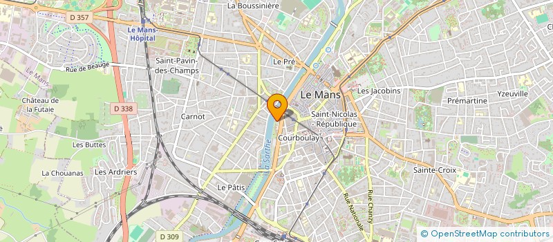 localisation de l'entreprise SYND COPROPRIETAIRES RESID ATLANTIDE  LE MANS