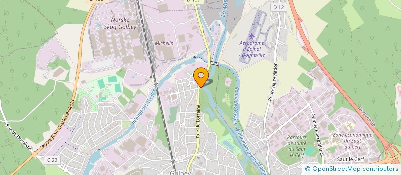 localisation de l'entreprise SYND COPROPRIETAIRES RESID JEANNE D'ARC  GOLBEY