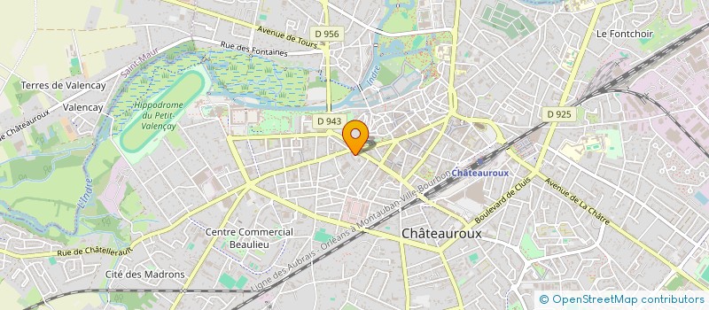 localisation de l'entreprise SYND COPROPRIETAIRES RESID LES MARINS à CHATEAUROUX