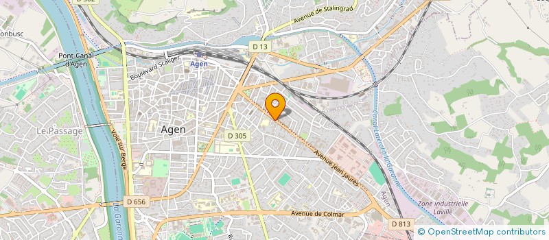 localisation de l'entreprise SYND COPROPRIETAIRES RESID LES TILLEULS  AGEN