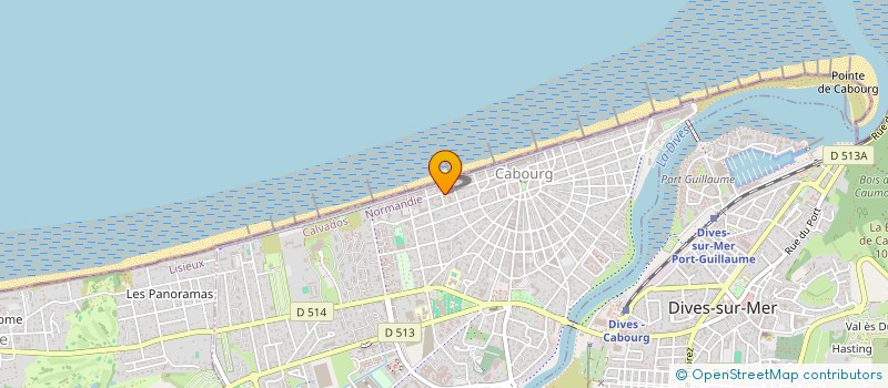 localisation de l'entreprise SYND COPROPRIETAIRES RESIDENCE ALMA  CABOURG