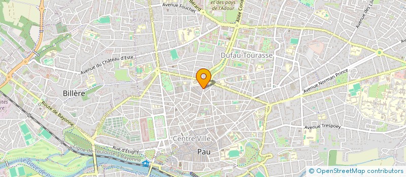 localisation de l'entreprise SYND COPROPRIETAIRES RESIDENCE ALSA CA à PAU
