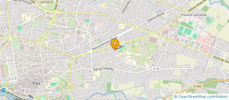 localisation de l'entreprise SYND COPROPRIETAIRES RESIDENCE ARDIDEN à PAU