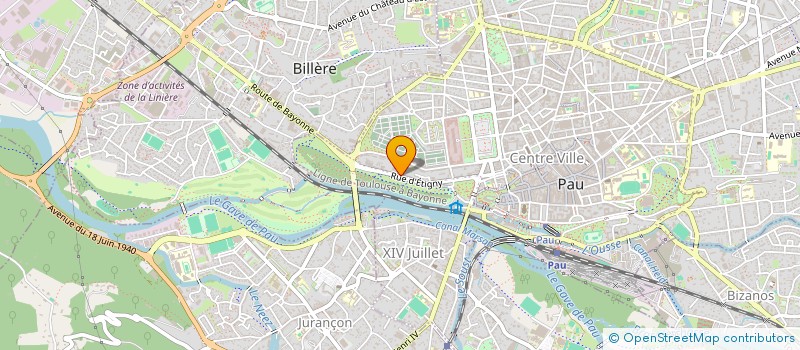 localisation de l'entreprise SYND COPROPRIETAIRES RESIDENCE AURELIA à PAU