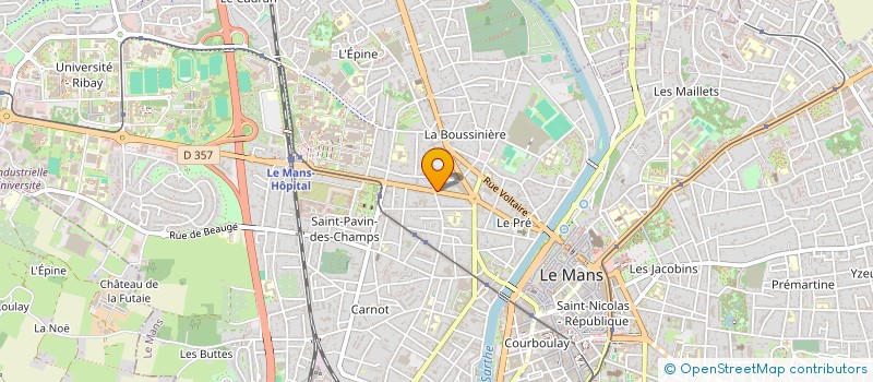 localisation de l'entreprise SYND COPROPRIETAIRES RESIDENCE AURELIA  LE MANS