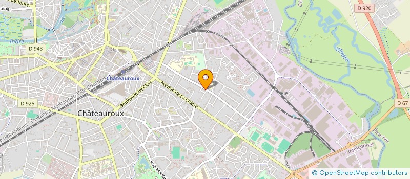 localisation de l'entreprise SYND COPROPRIETAIRES RESIDENCE AURORE à CHATEAUROUX
