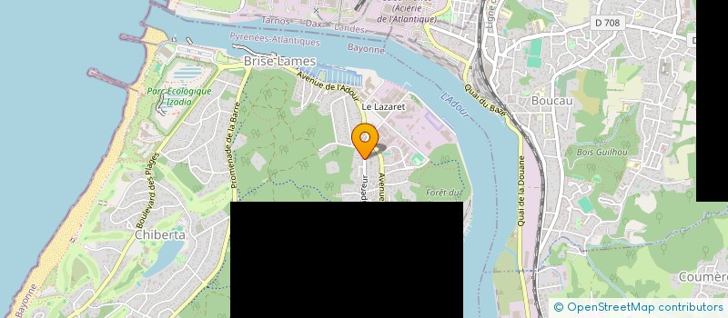 localisation de l'entreprise SYND COPROPRIETAIRES RESIDENCE AUTEUIL  ANGLET