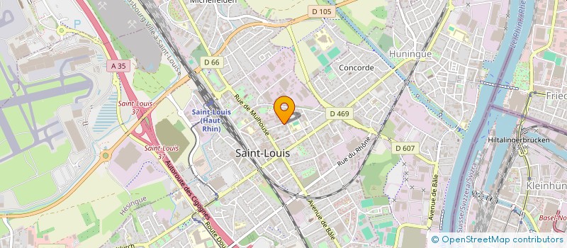 localisation de l'entreprise SYND COPROPRIETAIRES RESIDENCE BEAULIEU  SAINT-LOUIS