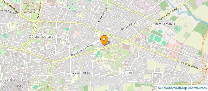 localisation de l'entreprise SYND COPROPRIETAIRES RESIDENCE BEL AIR à PAU