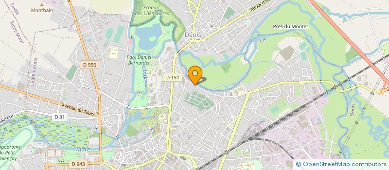 localisation de l'entreprise SYND COPROPRIETAIRES RESIDENCE BELLEVUE à CHATEAUROUX