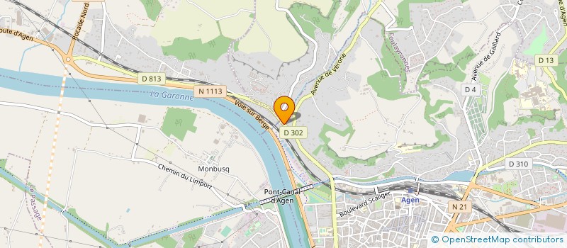 localisation de l'entreprise SYND COPROPRIETAIRES RESIDENCE BORDEAUX  AGEN