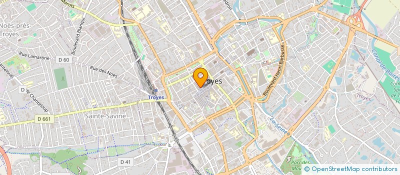 localisation de l'entreprise SYND COPROPRIETAIRES RESIDENCE CHAMPEAUX  TROYES