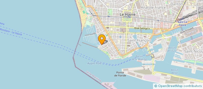 localisation de l'entreprise SYND COPROPRIETAIRES RESIDENCE DE FRANCE à LE HAVRE