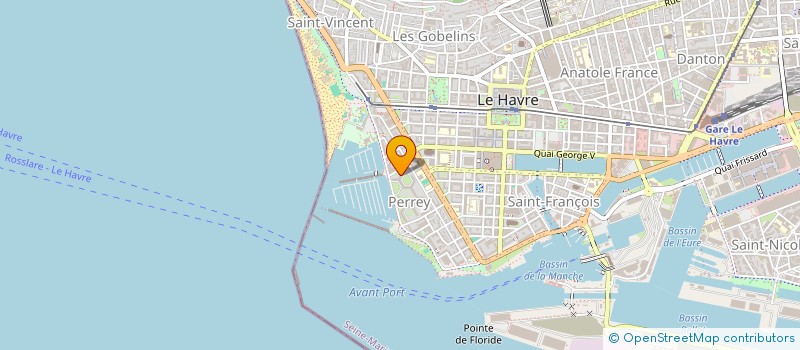 localisation de l'entreprise SYND COPROPRIETAIRES RESIDENCE DE FRANCE à LE HAVRE