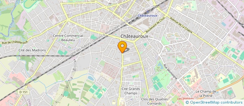 localisation de l'entreprise SYND COPROPRIETAIRES RESIDENCE DE VELLES à CHATEAUROUX